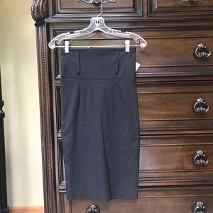 Pinstripe Pencil Skirt | XS